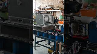 AUTOMATIC TENSION ADJUSTING THE MINING WINCH ON THE TEST BENCH  16 TONS WINCHES MANUFACTURING [upl. by Brit]