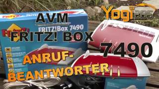 AVM FRITZ Box 7490 Anrufbeantworter einrichten amp nutzen [upl. by Dearman802]