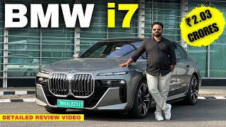 New BMW i7 2023 🔥 BMW i7 Exclusive Detailed Review Malayalam  BMW Electric  Hani Musthafa [upl. by Nyrhtakyram91]