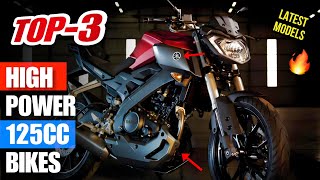 Top 3 Most Powerful 125cc Bikes in India 2024 🔥 for Mileage and High Performance  OBD 2 models [upl. by Melinde]