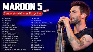 Maroon 5 Greatest Hits Full Album 2023 ❤‍🔥 Maroon 5 Best Songs Playlist 2023 [upl. by Stockton]