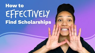 How to Effectively Find Scholarships 💰📣 [upl. by Lamrej116]