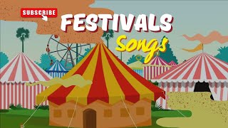 Festivals song  Festival Fun Songs  Learn about Festivals  Baby Songs  Kids Rhymes For Children [upl. by Siekram]