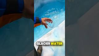 Glacier water is magical 😲 [upl. by Ranit]