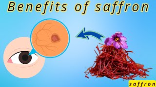 Benefits of saffron [upl. by Atekan]