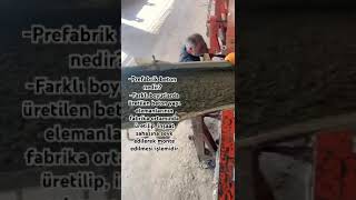 Prefabrik beton hakkındabeton youtubevideoshortvideo inşaat automobile [upl. by Akimrej65]