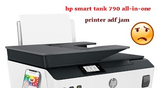 Hp 790 adf jam not working  How to Fix a False ADF Document Feeder Jam Problem  HP Smart Tank 790 [upl. by Ardel]