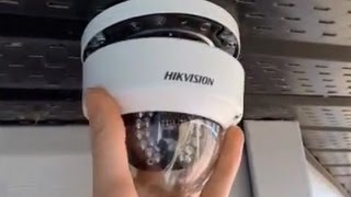 HIKVISION Dome PoE IP Security Camera Installation Guide [upl. by Shurlock]