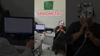 SPIROMETRY TEST pulmonary lungs medicalstudent healthcare pulmonology breathing test [upl. by Noraed]