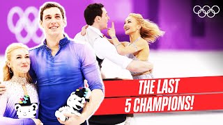 Pairs Figure Skating ⛸ Last 5 Champions 🥇 [upl. by Parrie]