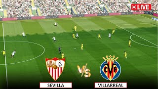 🔴LIVE  SEVILLA vs VILLARREAL I LALIGA ROUND 2 LIVE MATCH STREAMING I eFOOTBALL PES 21 GAMEPLAY [upl. by Alyad]