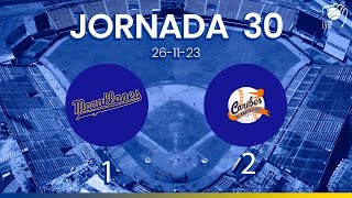 JORNADA 30 RESUMEN  Navegantes del Magallanes 1 Caribes de Anzoátegui 2 2324 261123 [upl. by Ettolrahc]