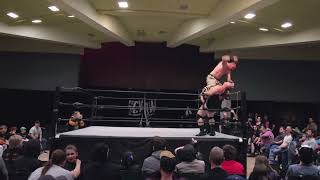 BCW WRESTLING Jason Gray Vs Nova Cain [upl. by Ymac]