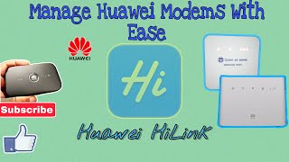 Huawei HiLink App  Must Download App For Huawei Modems 29  rmj pisonet [upl. by Naugan106]