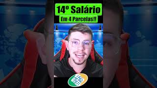 ✅14º SALÁRIO APROVADO em 4 PARCELAS para APOSENTADOS E PENSIONISTAS [upl. by Richardson]