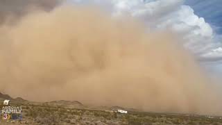 A massive wall of dust hit northwestern Arizona [upl. by Afirahs]