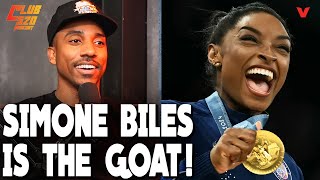 Jeff Teague calls Simone Biles the GOAT after 2024 Olympics medals in gymnastics  Club 520 [upl. by Stein]