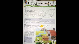 part 1 English 1 chapter 2 How the rainbow was made hindi explanation story english class2 [upl. by Narret]