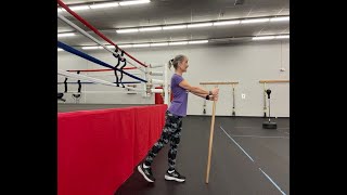 Do these Leg Swing Exercises to Combat Parkinsons Shuffling Gait [upl. by Aivataj]