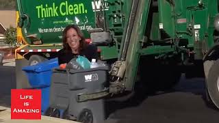 Kamala You’re FIRED 🚨 Trump On a Garbage Truck 🚛 [upl. by Liddy]