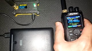 RASPBERRYPI HOTSPOT TO PHONE TO GET ON BRANDMEISTER ON THE ROAD ANYWHERE [upl. by Ahseek]