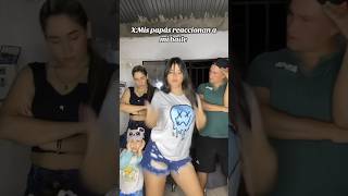 Mis papas reaccionan a mi baile💃 humor viralshort LosContrerax [upl. by Meras427]