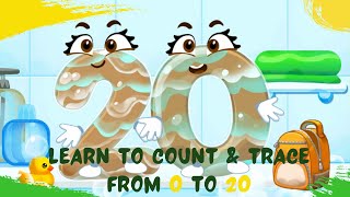 Save The Numbers  Write Numbers 1 to 20  Learn to Count amp Trace Numbers for Kids [upl. by Gertrud896]