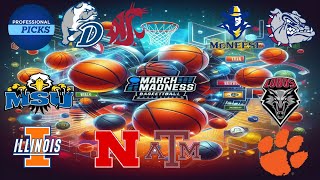 March Madness Picks 2024 Round of 64 Top 5 Bets [upl. by Ellehcor]