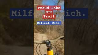 Proud Lake MTB Trail 🤘 Check out the complete video mtblife nocomfortzone [upl. by Ahsenet]