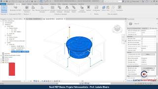 Revit MEP 2019 Básico Aula 2124 Planta baixa e detalhamento do projeto hidrossanitário [upl. by Adilen681]