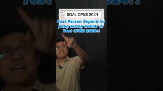 SOAL CPNS 2024 soalcpns skdcpns cpns2024 [upl. by Ahsinit374]