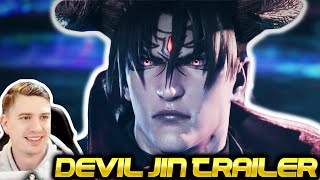 Devil Jin Trailer Reaction Maining Him And Kazuya [upl. by Gratiana344]