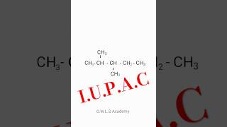 IUPAC Nomenclature chemistry organicchemistry science naturalscience nomenclature [upl. by Lyred]