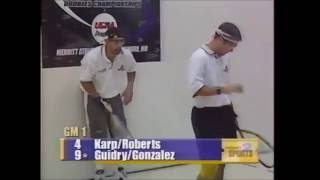 2000 US Racquetball National Championships  Mens Doubles  Karp amp Roberts vs Gonzalez amp Guidry [upl. by Mcwherter]