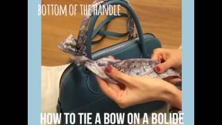 How to bow your Hermes Bolide handle [upl. by Gunn]