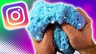 How to make ASMR Crunchy Instagram Slime DIY Fishbowl Slime How To [upl. by Akiehs767]