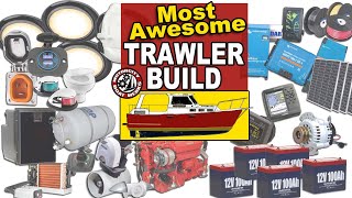 Trailer Trawler Restoration Components  Could this be the MOST AWESOME trawler build Ep93 [upl. by Stephania]