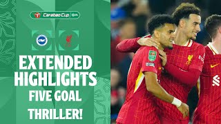 HOLDERS SURVIVE  Brighton v Liverpool extended highlights [upl. by Mitchel839]