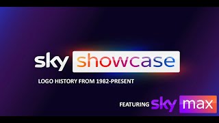 SKY SHOWCASE Formerly Satellite Television SKY Channel and Sky One Logo History From 1982present [upl. by Arramat93]