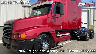 2007 FREIGHTLINER CENTURY 120  V79973  SOLD [upl. by Nnahaid]