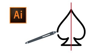 03  Drawing Symmetrical Shapes in Adobe Illustrator CC [upl. by Arjun425]