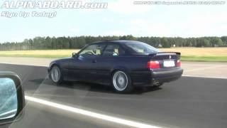 HD ALPINA B3 32 Coupe vs BMW 540i E34 6speed [upl. by Azil]