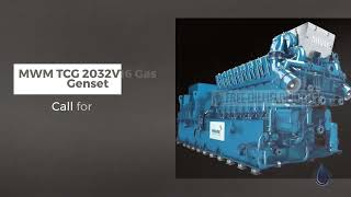 MWM TCG 2032V16 Gas Genset  China [upl. by Alister]