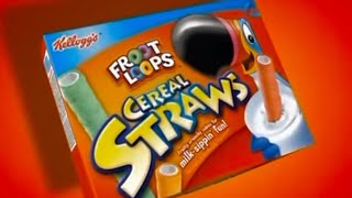 Kelloggs Fruit Loops Cereal Straws  2007 [upl. by Nakhsa]