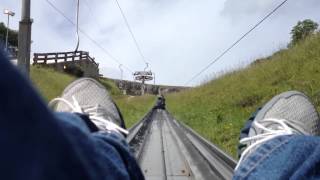 Llandudno Toboggan Run at Llandudno Ski Centre [upl. by Atinuahs]