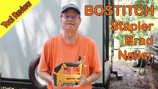 Bostitch Stapler Brad Nailer Model BTFP71875 Tool Review [upl. by Chadbourne502]