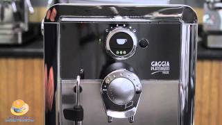 How To Fine Tune the Gaggia Platinum Vogue Espresso Machine [upl. by Nylavad]