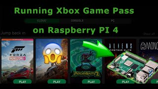 Xcloud Game Pass running on Raspberry pi 4 [upl. by Arno]