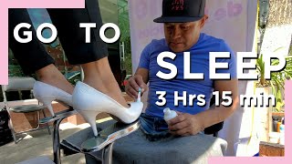 Come CHAT with ME 👠 ASMR RELAX amp SLEEP 💤 3 Hours of SHOE SHINE WITH KAT 🇲🇽 Street Shoe Shine Mexico [upl. by Etnomal640]