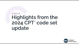 New year new CPT® code set changes [upl. by Naujal]